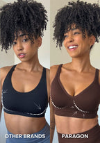 CurveFlex™ Seamless Form Bra Slate Sports Bras Paragon Fitwear 