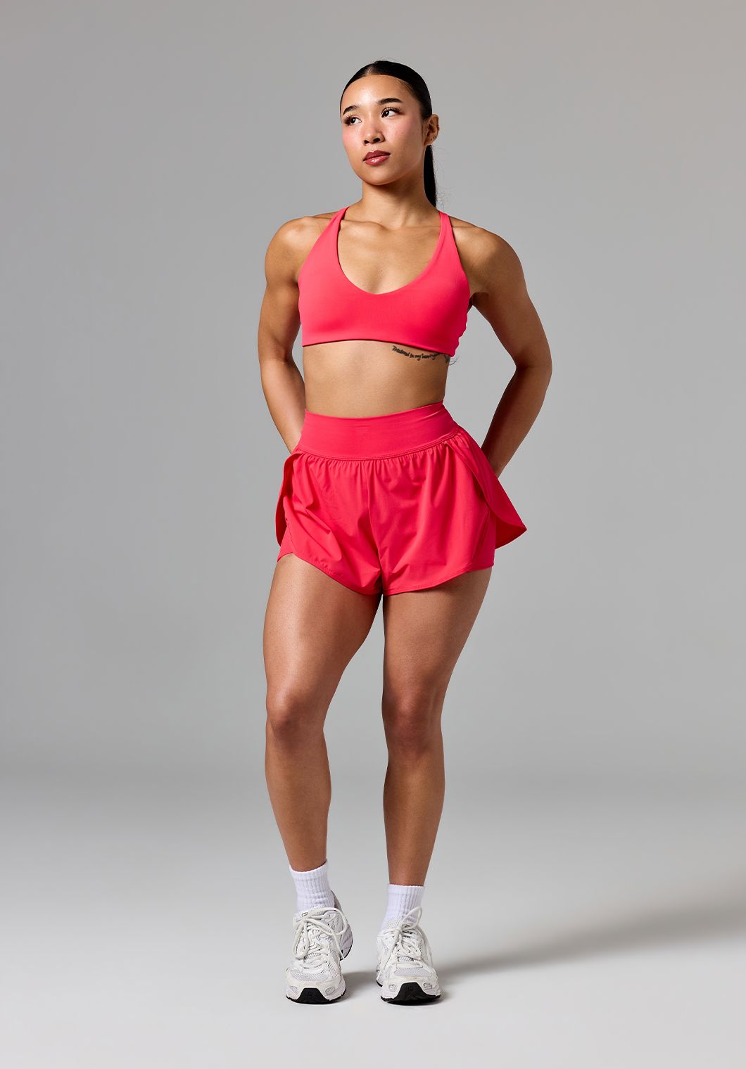 AirLift™ Sport Motion High-Rise Track Short Hot Tropic Shorts Paragon Fitwear 