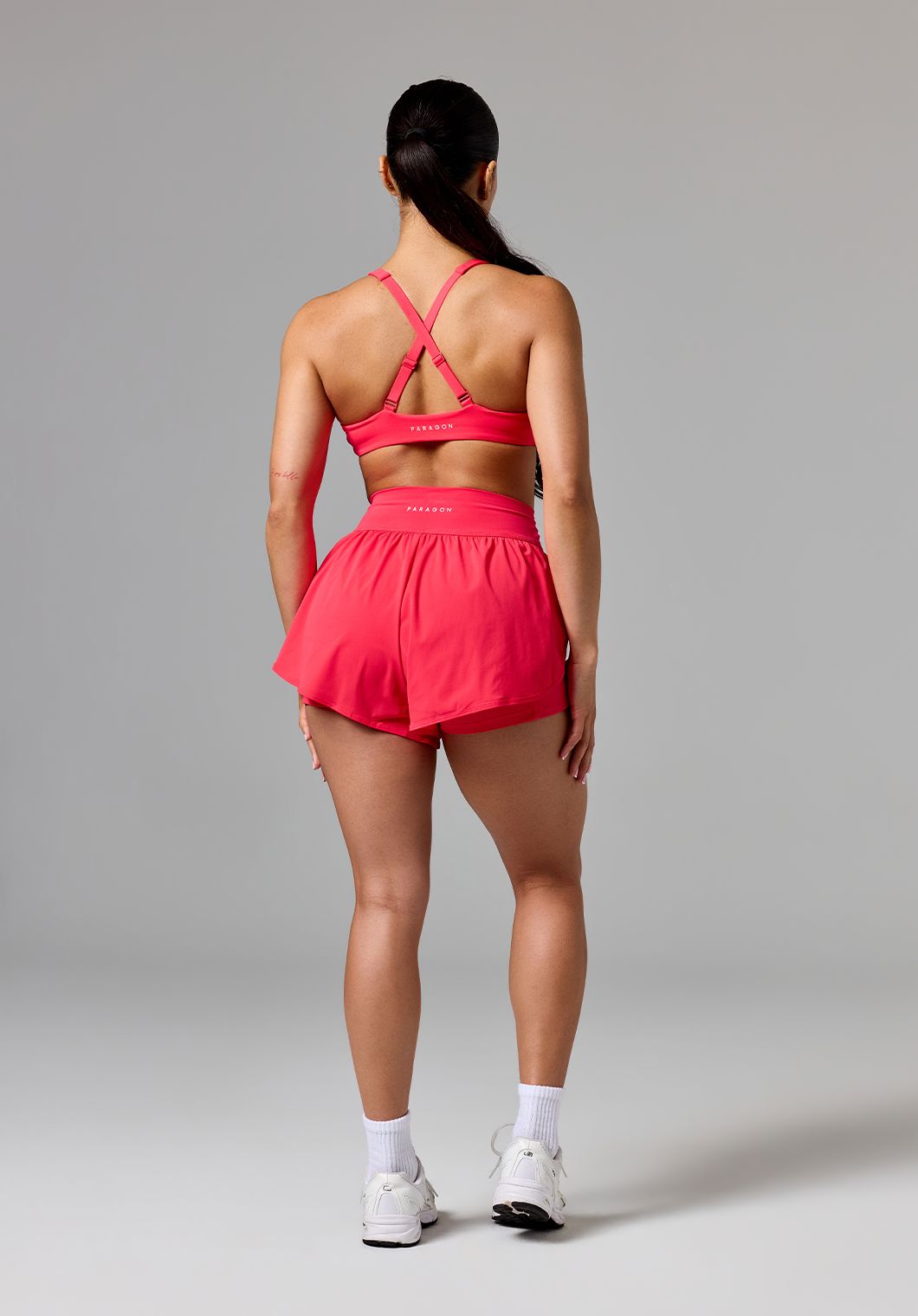 AirLift™ Sport Motion High-Rise Track Short Hot Tropic Shorts Paragon Fitwear 