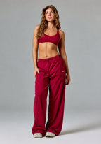 Airlift™ Float Mid-Rise Straight Leg Pant Red Amaranth Leggings/Joggers Paragon Fitwear 