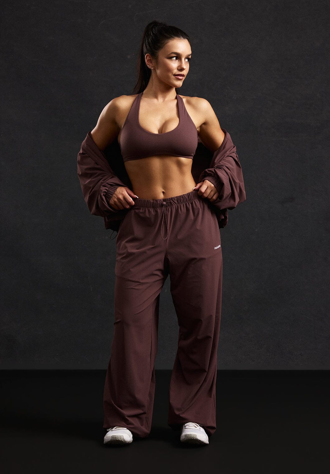 Airlift™ Float Mid-Rise Straight Leg Pant Cherry Cola Leggings/Joggers Paragon Fitwear 