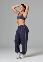 CloudEase™ ShapeLock™ Oversized Contrast Jogger Charcoal Straight Leg Pant Paragon Fitwear 