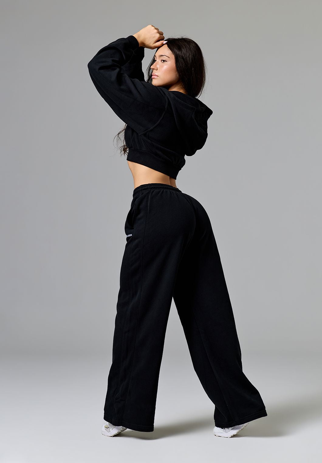 CloudEase™ ShapeLock™ Straight Leg Mid-Rise Sweatpant Regular Black Straight Leg Pant Paragon Fitwear 