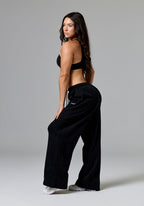CloudEase™ ShapeLock™ Straight Leg Mid-Rise Sweatpant Regular Black Straight Leg Pant Paragon Fitwear 