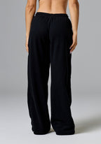 CloudEase™ ShapeLock™ Straight Leg Mid-Rise Sweatpant Regular Black Straight Leg Pant Paragon Fitwear 
