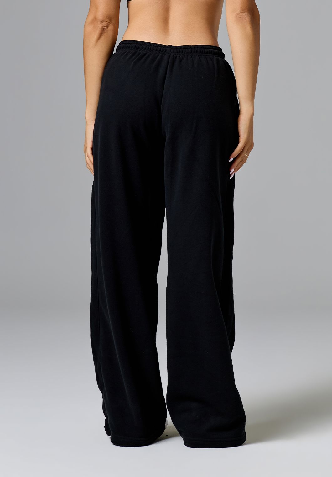 CloudEase™ ShapeLock™ Straight Leg Mid-Rise Sweatpant Regular Black Straight Leg Pant Paragon Fitwear 