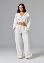 CloudEase™ ShapeLock™ Straight Leg Mid-Rise Sweatpant Short Vanilla Straight Leg Pant Paragon Fitwear 