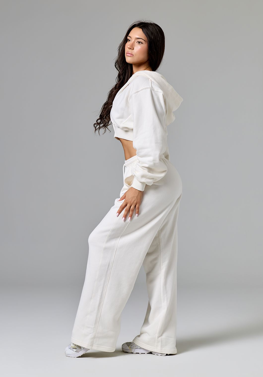 CloudEase™ ShapeLock™ Straight Leg Mid-Rise Sweatpant Short Vanilla Straight Leg Pant Paragon Fitwear 