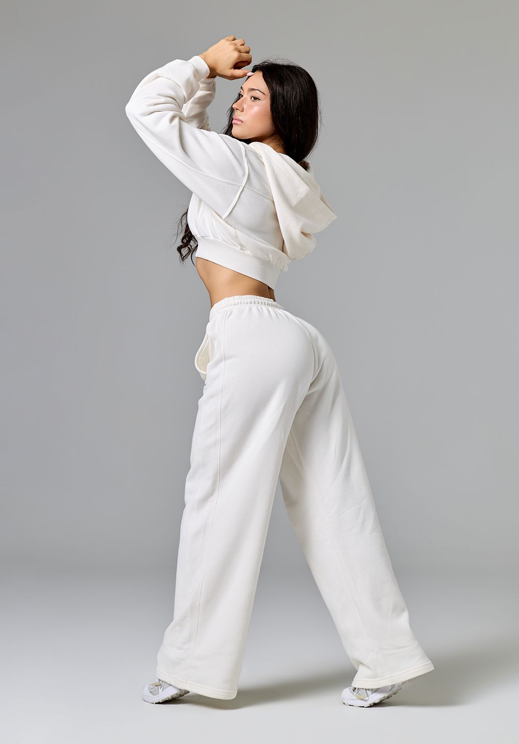 CloudEase™ ShapeLock™ Straight Leg Mid-Rise Sweatpant Short Vanilla Straight Leg Pant Paragon Fitwear 