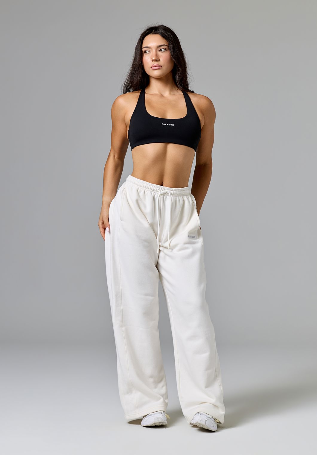 CloudEase™ ShapeLock™ Straight Leg Mid-Rise Sweatpant Short Vanilla Straight Leg Pant Paragon Fitwear 