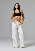 CloudEase™ ShapeLock™ Straight Leg Mid-Rise Sweatpant Short Vanilla Straight Leg Pant Paragon Fitwear 