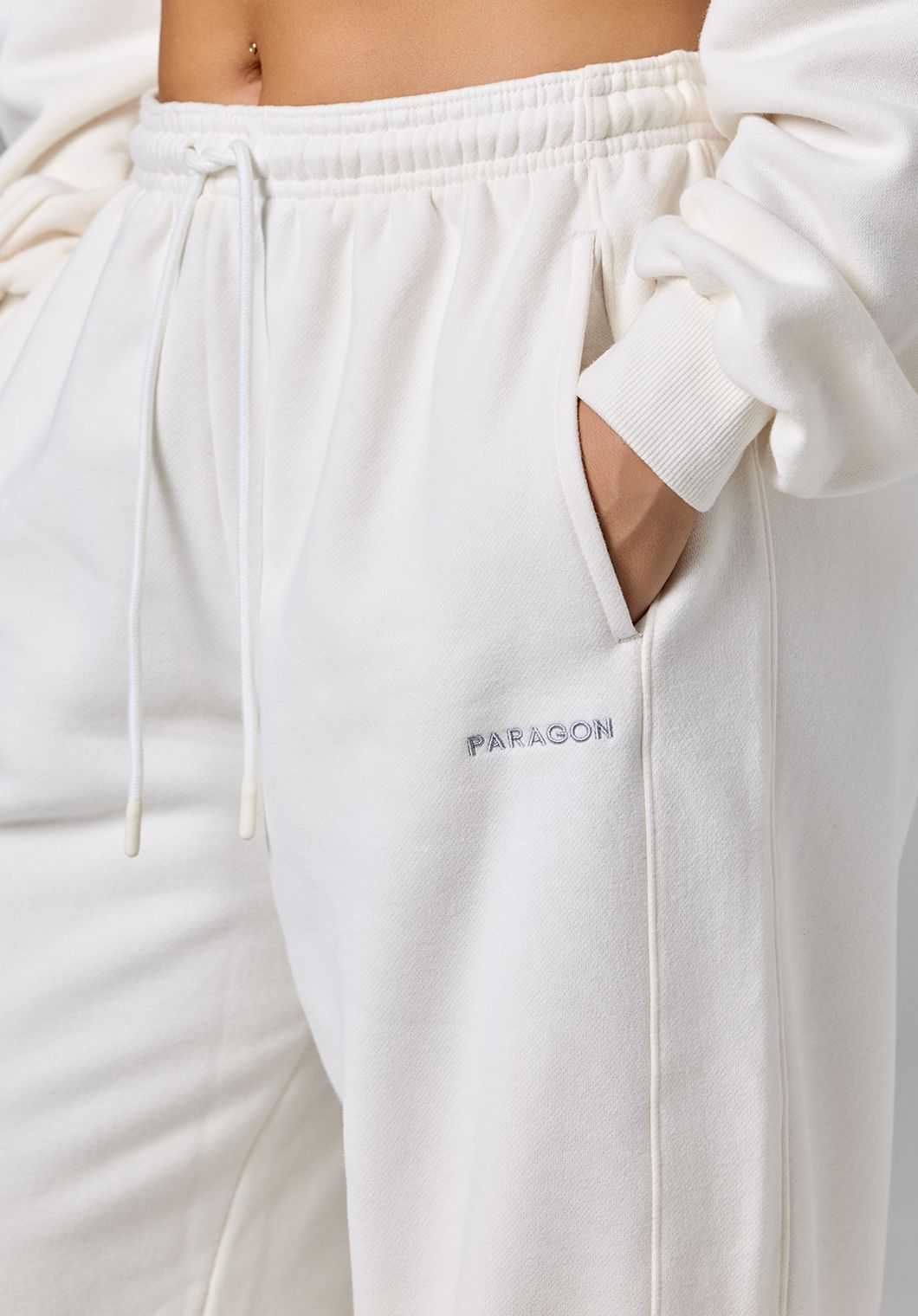 CloudEase™ ShapeLock™ Straight Leg Mid-Rise Sweatpant Regular Vanilla Straight Leg Pant Paragon Fitwear 