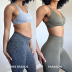 CurveFlex Hourglass Sculptseam® Plus Seamless Legging Walnut Leggings/Joggers Paragon Fitwear 