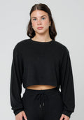 CozyRib™ Daydream Pullover Black Tops/Tanks Paragon Fitwear 