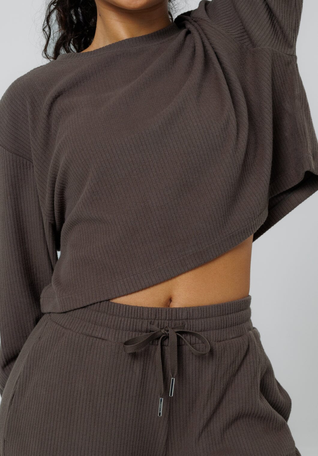 CozyRib™ Daydream Pullover Umber Tops/Tanks Paragon Fitwear 