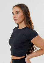 EasyRib™ Everyday Baby Tee Black Tops/Tanks Paragon Fitwear 