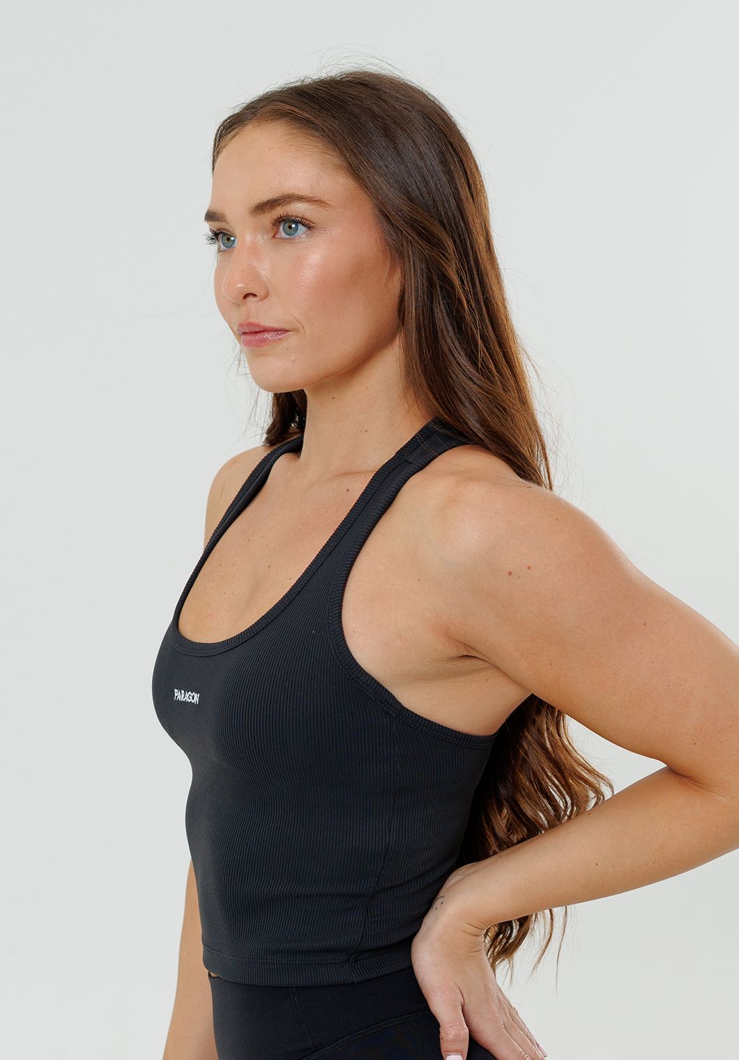 EasyRib™ Go-to Tank Top Black Tops/Tanks Paragon Fitwear 