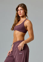 FormLux™ Contour Crossback Sports Bra Cherry Cola Sports Bras Paragon Fitwear 
