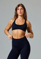 FormLux™ Contour Crossback Sports Bra Onyx Sports Bras Paragon Fitwear 