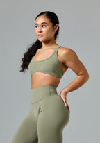FormLux™ Contour Crossback Sports Bra Pistachio Sports Bras Paragon Fitwear 