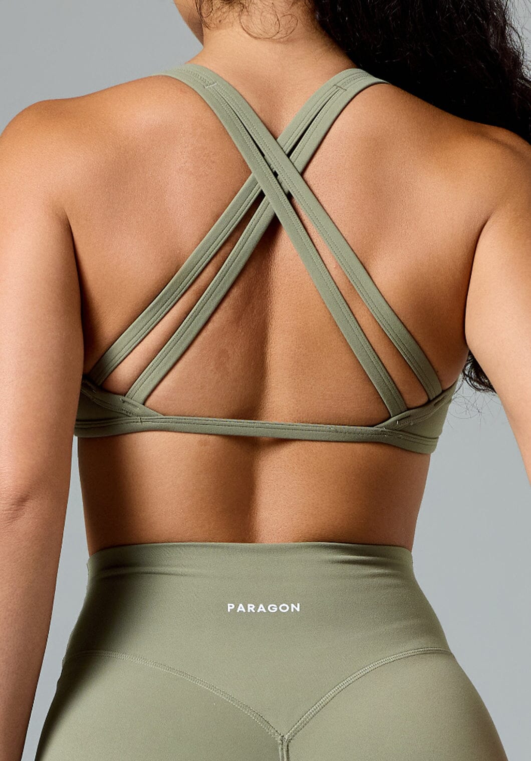 FormLux™ Contour Crossback Sports Bra Pistachio Sports Bras Paragon Fitwear 