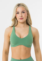 FormLux™ Curve LiteSculpt™ Sports Bra Avocado Sports Bras Paragon Fitwear 
