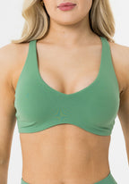FormLux™ Curve LiteSculpt™ Sports Bra Avocado Sports Bras Paragon Fitwear 