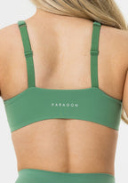 FormLux™ Curve LiteSculpt™ Sports Bra Avocado Sports Bras Paragon Fitwear 