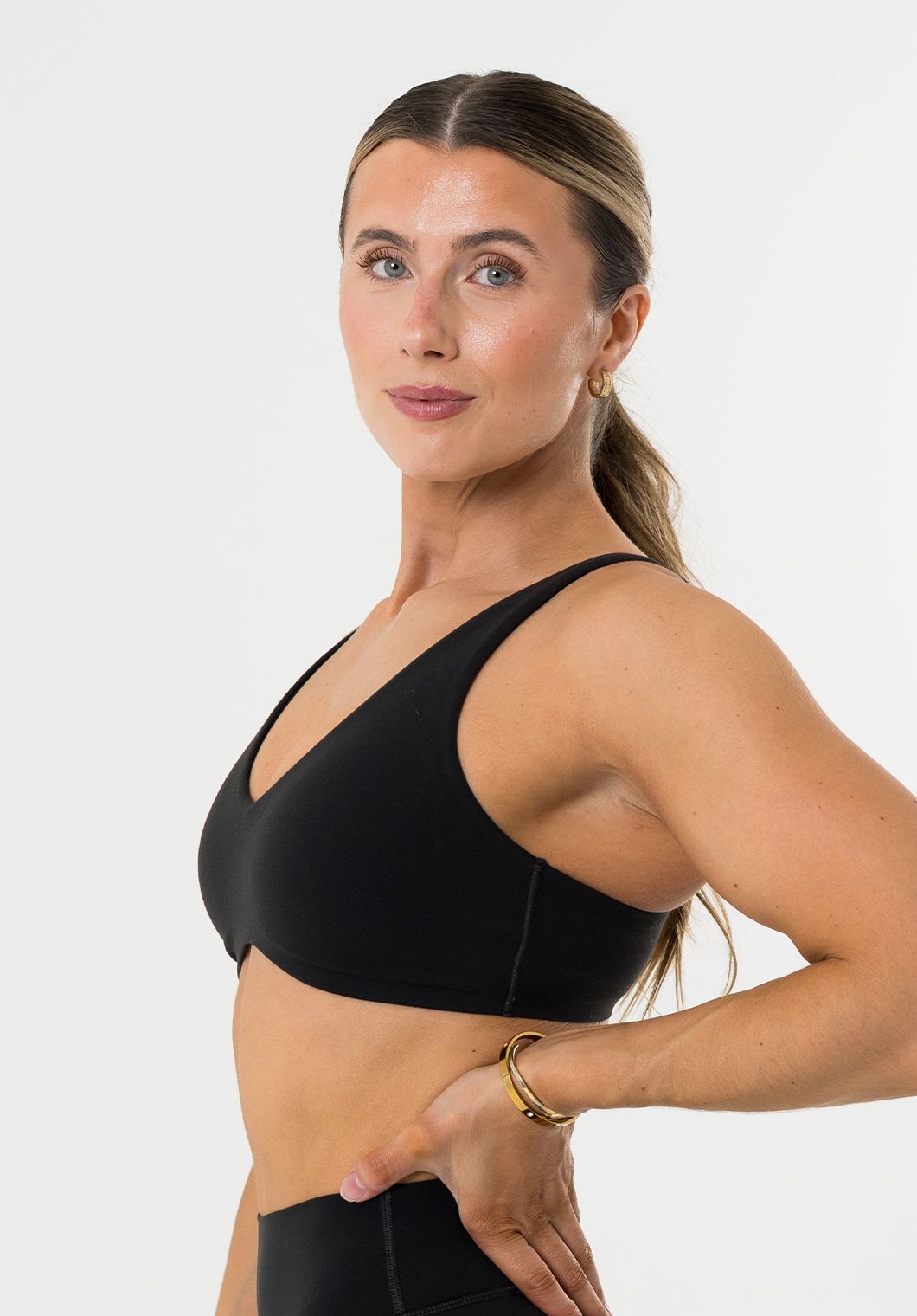 FormLux™ Curve LiteSculpt™ Bra Black Sports Bras Paragon Fitwear 