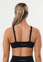 FormLux™ Curve LiteSculpt™ Bra Black Sports Bras Paragon Fitwear 