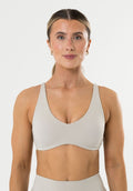 FormLux™ Curve LiteSculpt™ Sports Bra Pearl Grey Sports Bras Paragon Fitwear 
