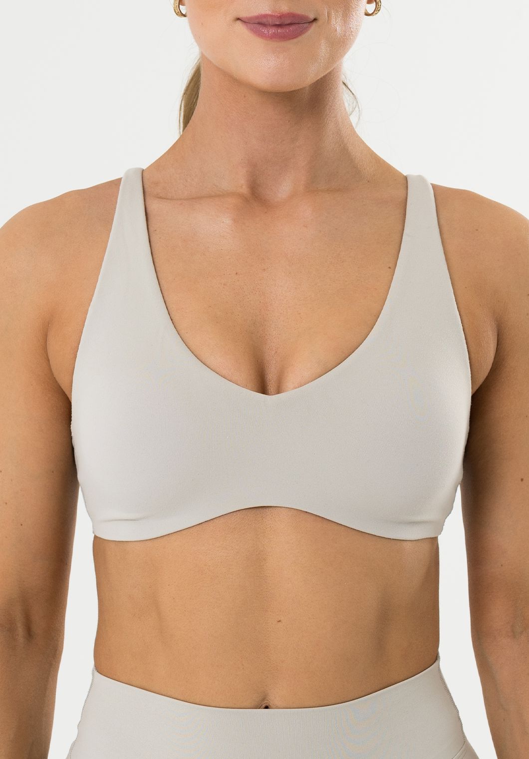 FormLux™ Curve LiteSculpt™ Sports Bra Pearl Grey Sports Bras Paragon Fitwear 