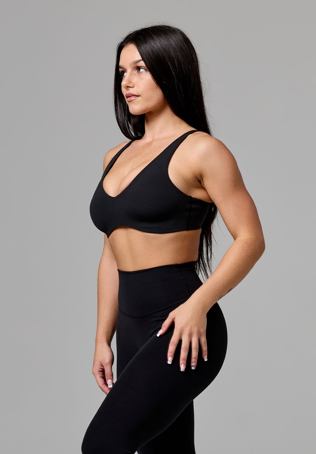 FormLux™ LiteSculpt™ Curve Sports Bra Black Sports Bras Paragon Fitwear 