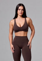 FormLux™ LiteSculpt™ Curve Sports Bra Espresso Sports Bras Paragon Fitwear 
