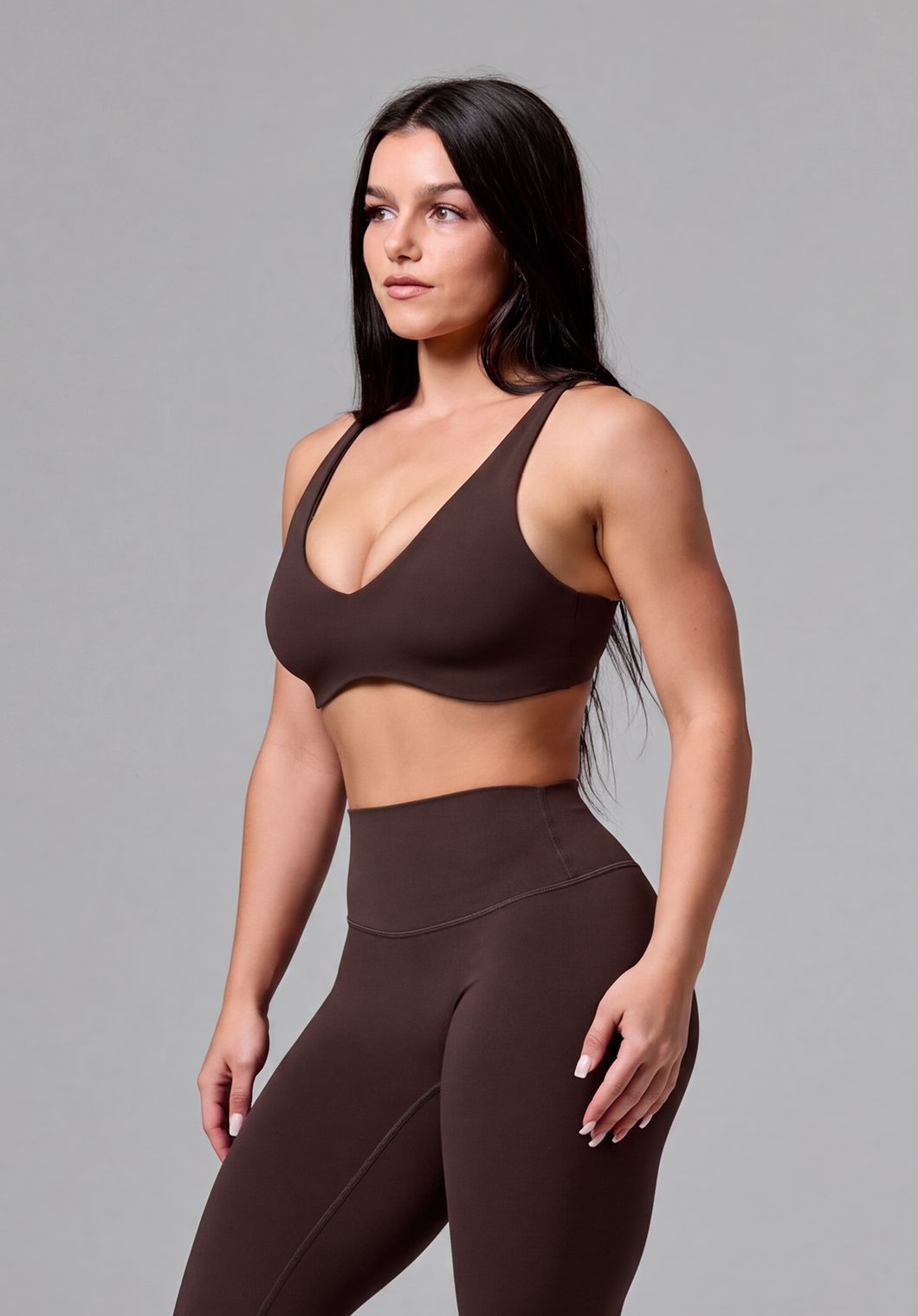 FormLux™ LiteSculpt™ Curve Sports Bra Espresso Sports Bras Paragon Fitwear 