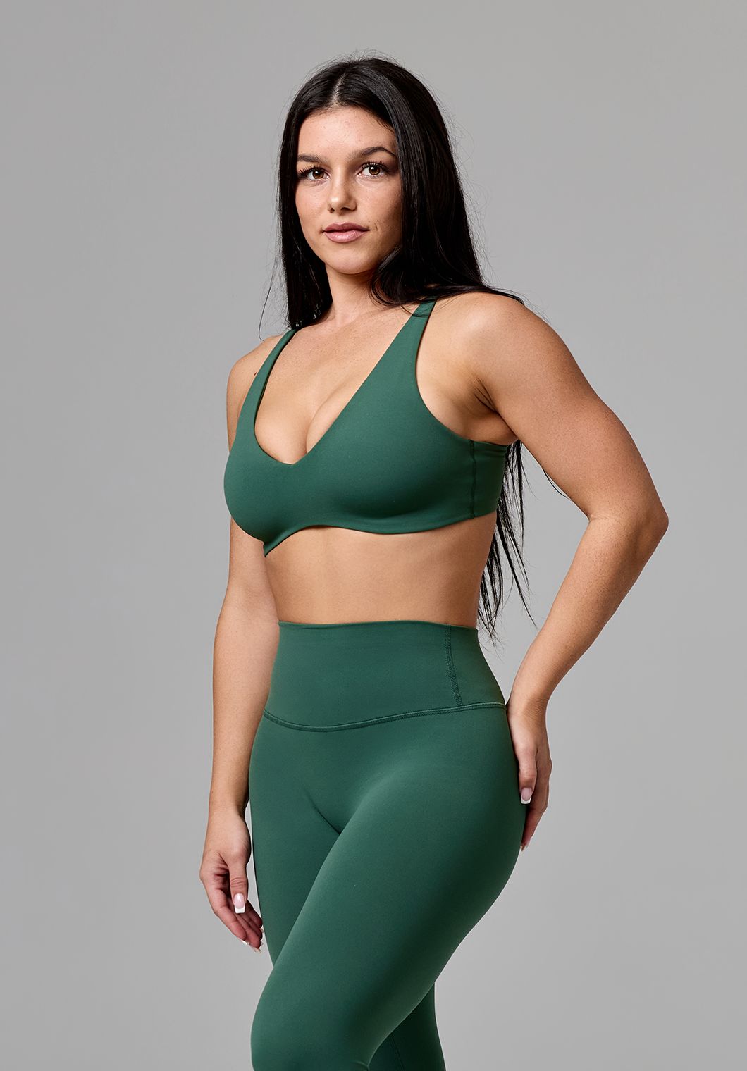 FormLux™ LiteSculpt™ Curve Sports Bra Forest Sports Bras Paragon Fitwear 