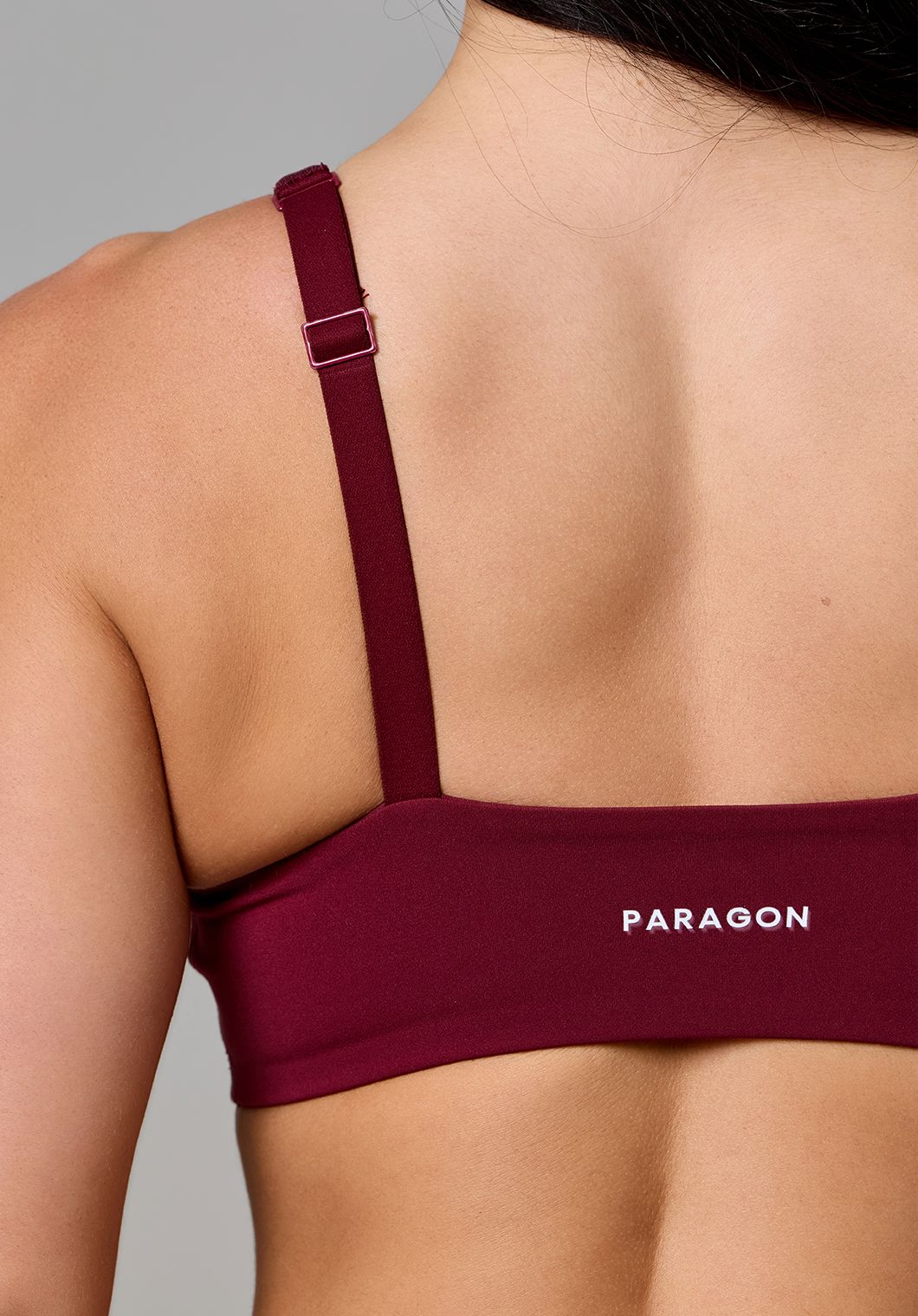 FormLux™ LiteSculpt™ Curve Sports Bra Red Velvet Sports Bras Paragon Fitwear 