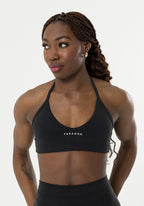 FormLux™ Enhance Halter Sports Bra Black Sports Bras Paragon Fitwear 