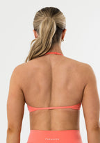 FormLux™ Enhance Halter Sports Bra Juicy Peach Sports Bras Paragon Fitwear 