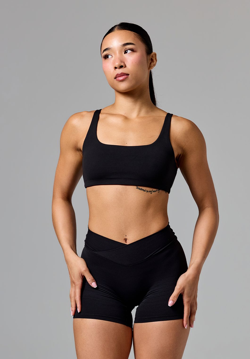 FormLux™ Frame Sports Bra Black Sports Bras Paragon Fitwear 