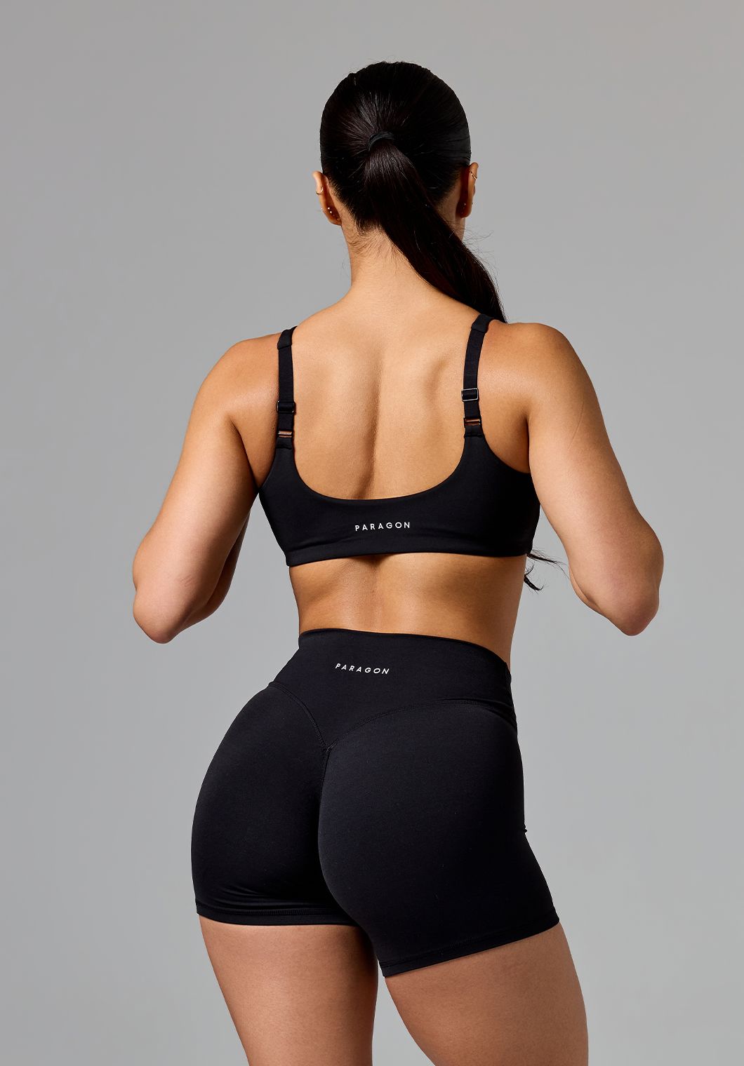 FormLux™ Frame Sports Bra Black Sports Bras Paragon Fitwear 