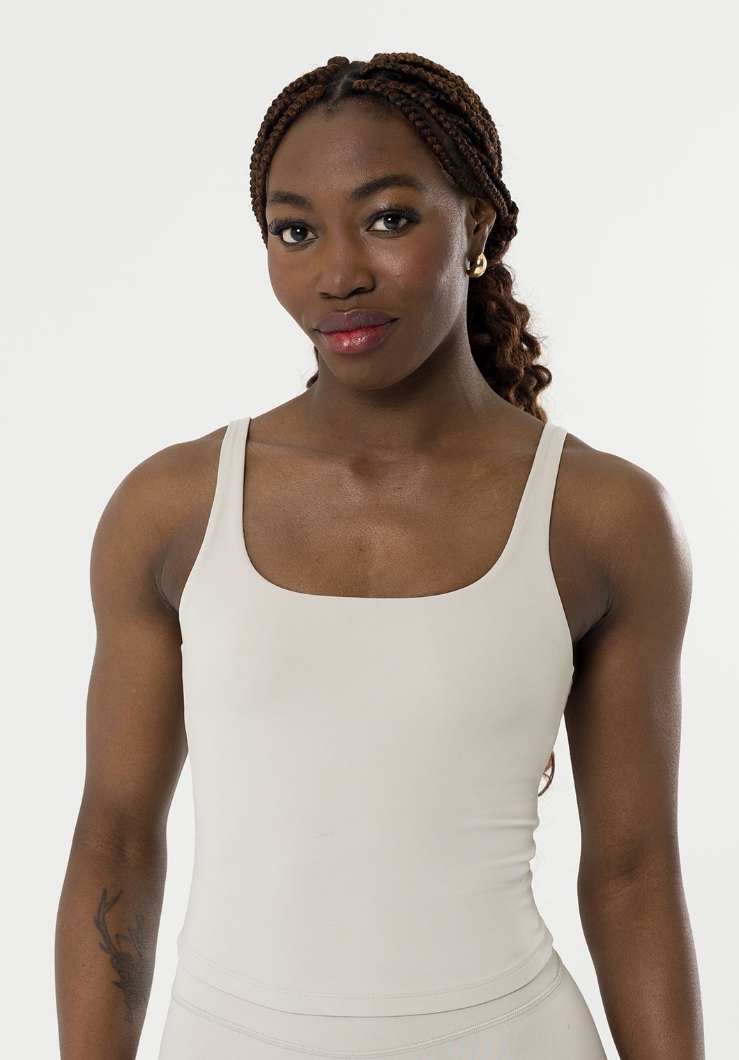 FormLux™ Frame Top Pearl Grey Sports Bras Paragon Fitwear 