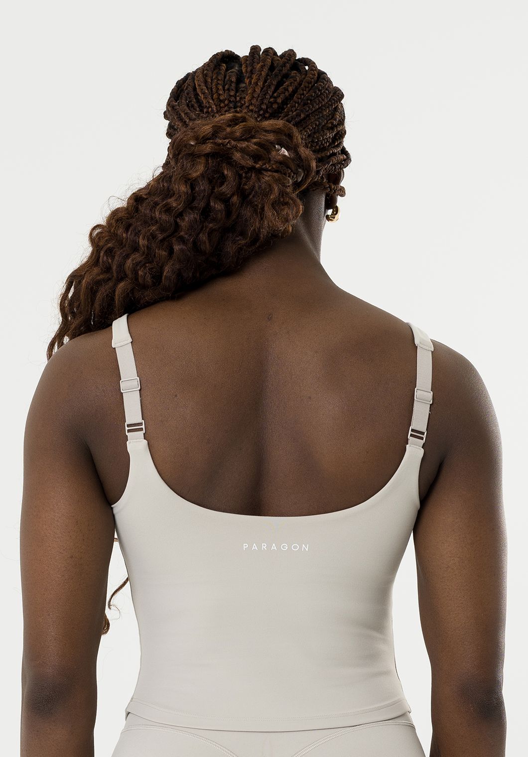 FormLux™ Frame Top Pearl Grey Sports Bras Paragon Fitwear 