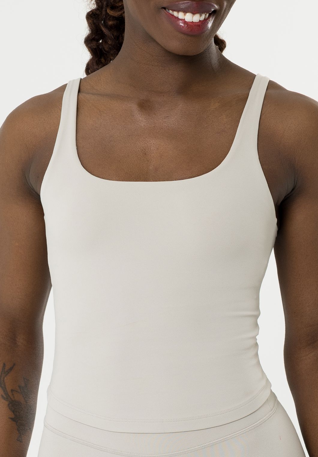 FormLux™ Frame Top Pearl Grey Sports Bras Paragon Fitwear 