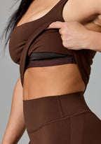 FormLux™ Frame Top Walnut Sports Bras Paragon Fitwear 