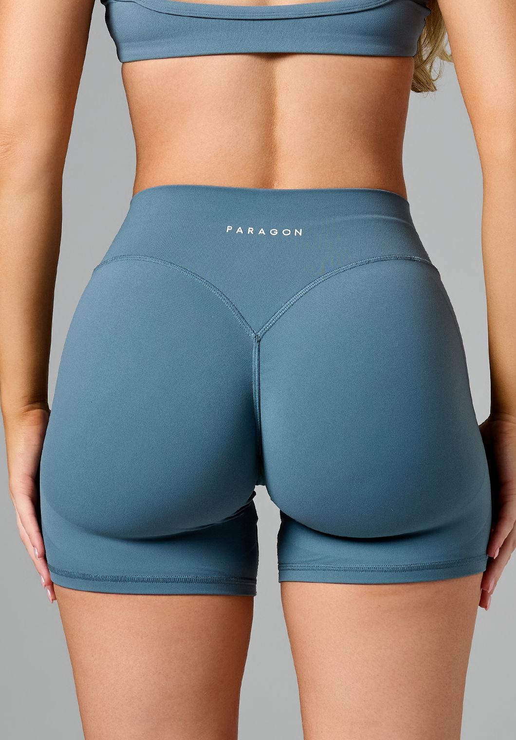 FormLux™ LiftTech™ Mid-Rise Short Slate Shorts Paragon Fitwear 
