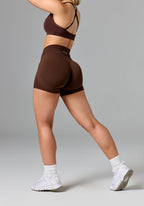 FormLux™ LiftTech™ Mid-Rise Short Walnut Shorts Paragon Fitwear 