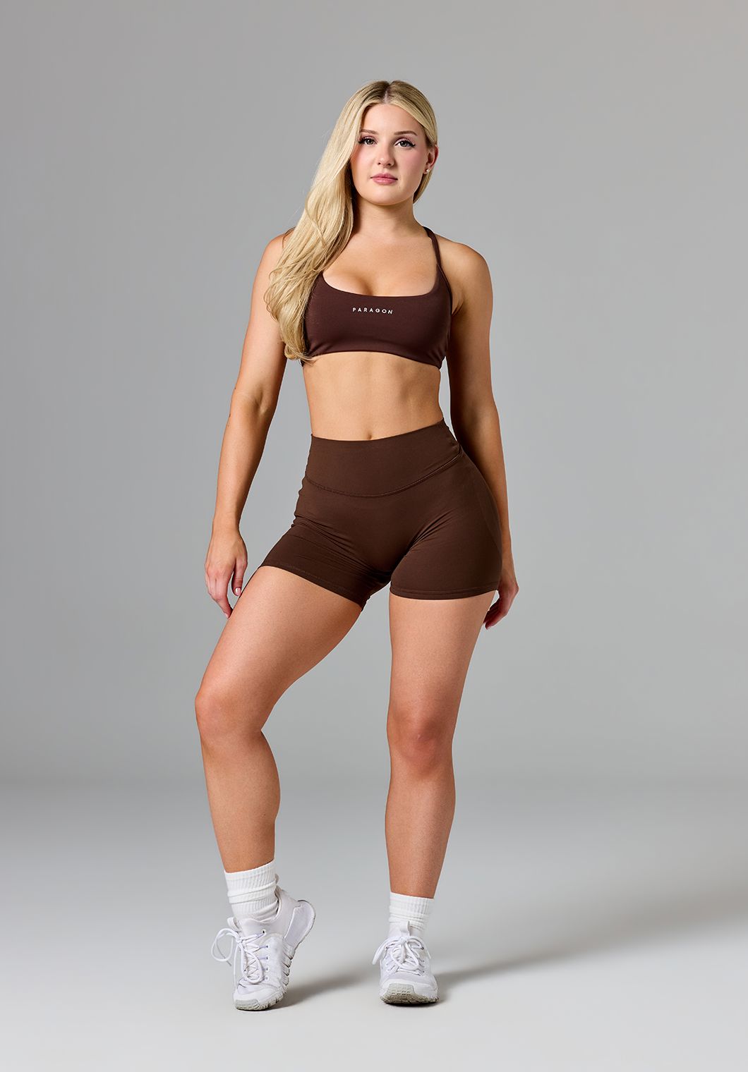 FormLux™ LiftTech™ Mid-Rise Short Walnut Shorts Paragon Fitwear 