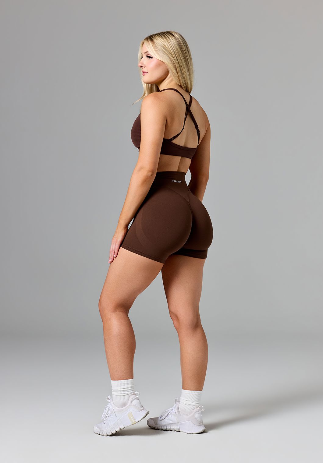 FormLux™ LiftTech™ Mid-Rise Short Walnut Shorts Paragon Fitwear 