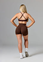FormLux™ LiftTech™ Mid-Rise Short Walnut Shorts Paragon Fitwear 